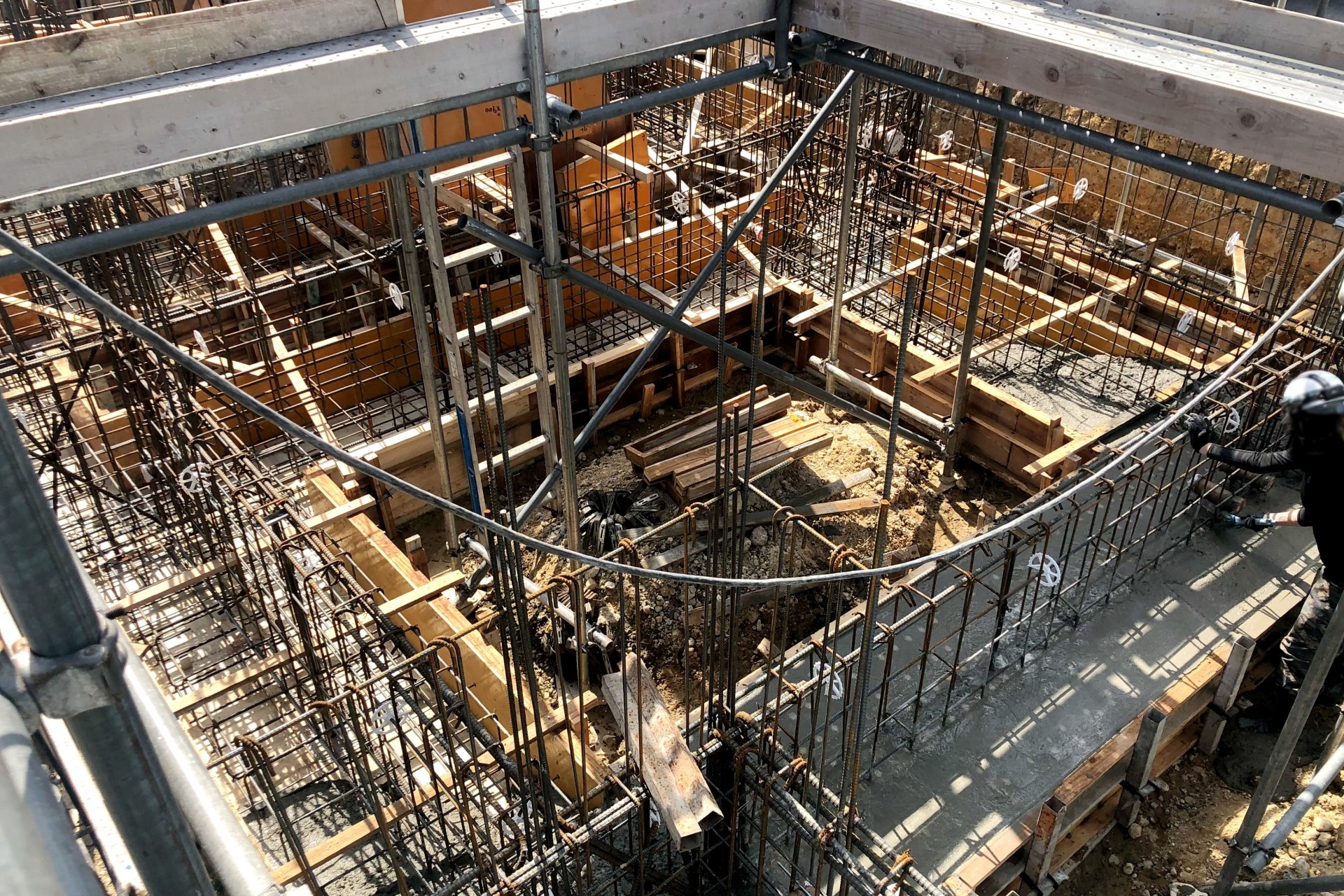 家の基盤の写真